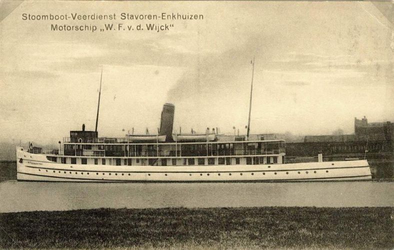 ms W.F. vd Wijck in haven Stavoren